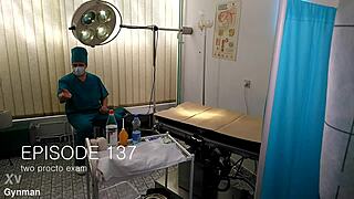 Female Patient Endures Intense Gyno Exam By Doctor In Hospital Room For Fetish