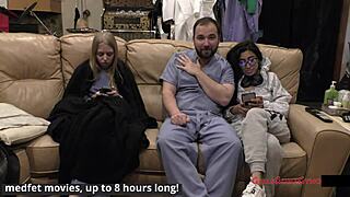 Bratty cheerleader Jasmine Rose spreads in orphan physical exam