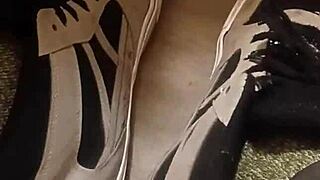 ever wonder how your friend trashes sneakers for fun?