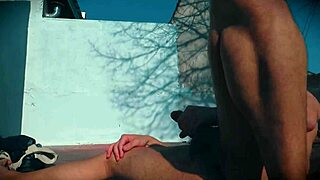 big muscular men sunbathe with huge cocks out