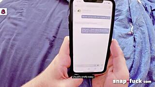 hey candy and mya horny babes banged hard by one stud! 📱 snap-fuck fun