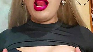 Ladyboy transexual rica strokes cock wildly??