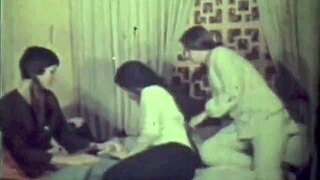 vintage hairy orgy double penetration beaver pounding madness 😱🍆💦