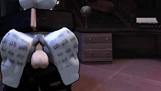 Headless white slut can't quit sucking this trans cock 😈🍆 fan request for roblox!