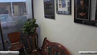 lexington steele stuffs misti love's mouth her big bubble butt bounces wild