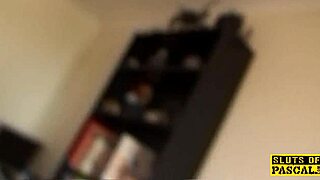 Busty British Sub Gets Pussy Pounded While Bound In Lingerie