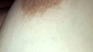 my heart pounds as warm milk drips from slutty milf nipples