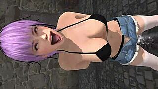 ayane's secret solo masturbation fingering orgasm in 3d