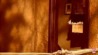 two leather-clad brunettes crave threesome cock riding deepthroat fun