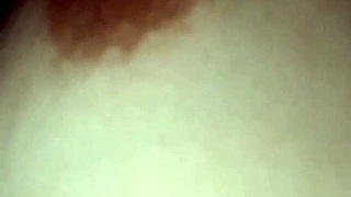 my heart pounds as warm milk drips from slutty milf nipples