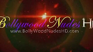 exotic indian brunette lover dances erotically stripping clothes ripped nude tease