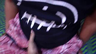 Indian Girlfriend's Big Boobs Bounce in Rough 18-Year-Old College Sex Video!