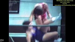 ugh i love crushin' in mixed wrestling...