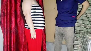 muslim bbw begs office guy for anal meter fuck in doggy hindi moans