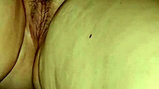 bbw preggo cougar takes deep creampie tit bounce orgasm