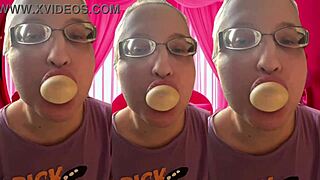 asmr bursting bubblegum bubbles... hear it pop in headphones??
