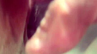 Underwater Shaved Pussy Creampie and Dildo Play