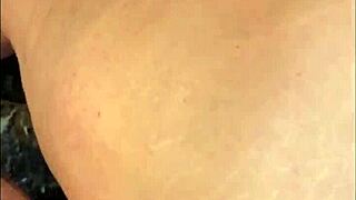 Bbw Milf's Hairy Pussy Pounded Outdoors Doggystyle