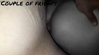 horny blonde wife takes anal on the sofa at home