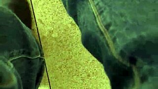 stripping naked to stroke monster cock in public toilet