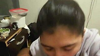 wanna see my gf slobber on my cock quick bj style