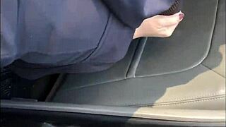 Bbw Milf's Hairy Pussy Pounded Outdoors Doggystyle