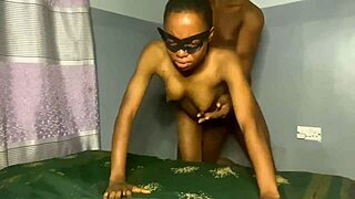 ebony petite screams stepbro cock early morning moans