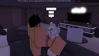 roblox furry self roleplay blowjob fucking in hotel shower room