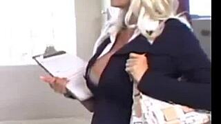 Big Tits Blonde Milf Sucks Monster Cock to Cumshot