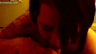 My emo friend teen deepthroats my cock homemade blowjob sucking hard