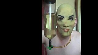 bisexual masked piss lover BEGS for your hot swallow humiliation closeup