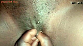 Heart pounding as ebony pussy gets fisted and fucked hard with coca cola bottle