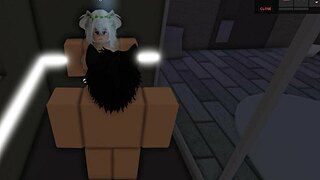 roblox furry self roleplay blowjob fucking in hotel shower room