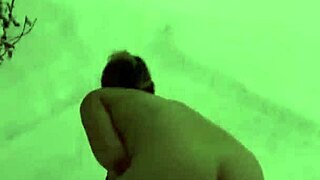 Snowy Public Pussy Licking Flashes Lead To Passionate Outdoor Sex