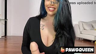 Ryan Smiles Gives Pawgqueen POV Jerk Off Instructions in Lingerie Close-Up