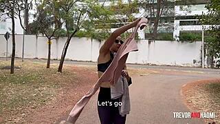 Curvy Latina's Intense Gym Workout Leads to Hard Ass Pounding