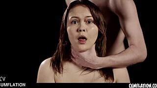 alice peachy fills fat pussy with hot milk cum