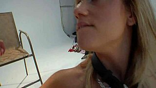 kara novak bends over takes anal creampie in lingerie