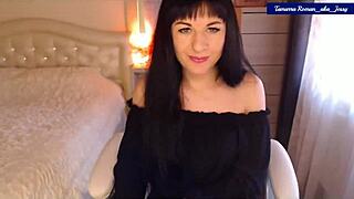 tamarra roman strips teasing her perky clit and pussy vibes