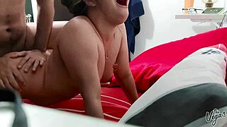 curvy latina neighbor rides cock unaware of hidden camera