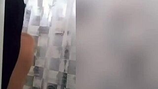 Cute tattooed latina teen showers live on webcam with perky tits 🛁😍💦