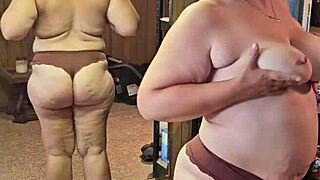 Big Ass Milf Granny Strips Tits And Curves