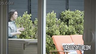 Boyfriend Caught Ass-Fucking Busty Mature by Brunette Girlfriend