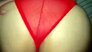 Mother-in-law's juicy homemade Latina ass tempts for natural tits play