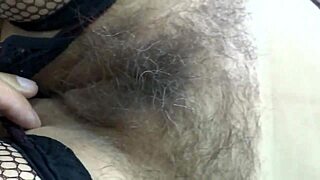 Stepson licks then fucks my hairy pussy 😍🍆💦