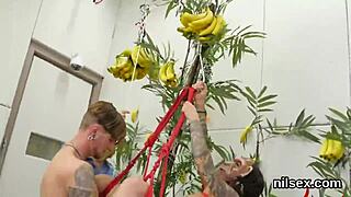 Feisty Chick Endures Deepthroat and Ass-to-Mouth in Bizarre Asylum Treatment