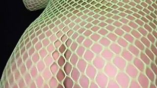 Nadia Diamo's hot latina ass twerkin slow-mo in fishnets got me mesmerized!