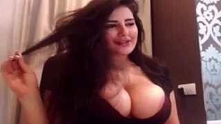 Katrina Kaif lookalike shakes her gorgeous big tits
