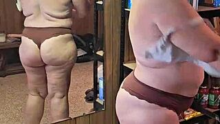 Big Ass Milf Granny Strips Tits And Curves