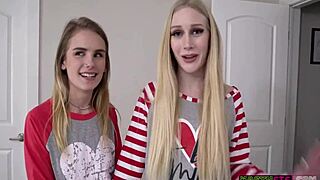 emma starletto and natalie knight heat up stepsibling valentine's at the club 🎉💃